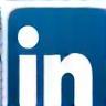 LinkedIn icon.